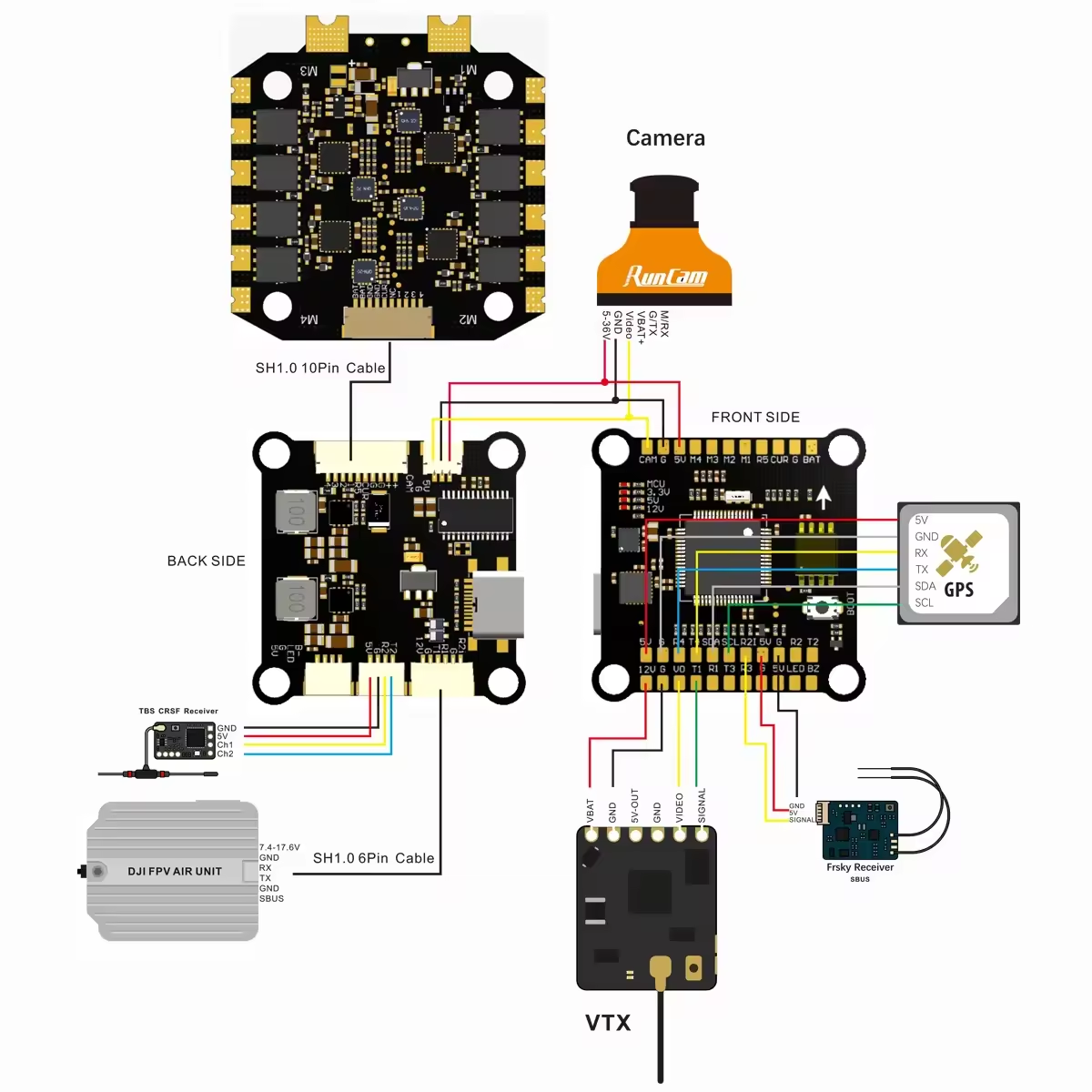 Betaflight Fc F7 - Controller di Volo F405 F722 F7