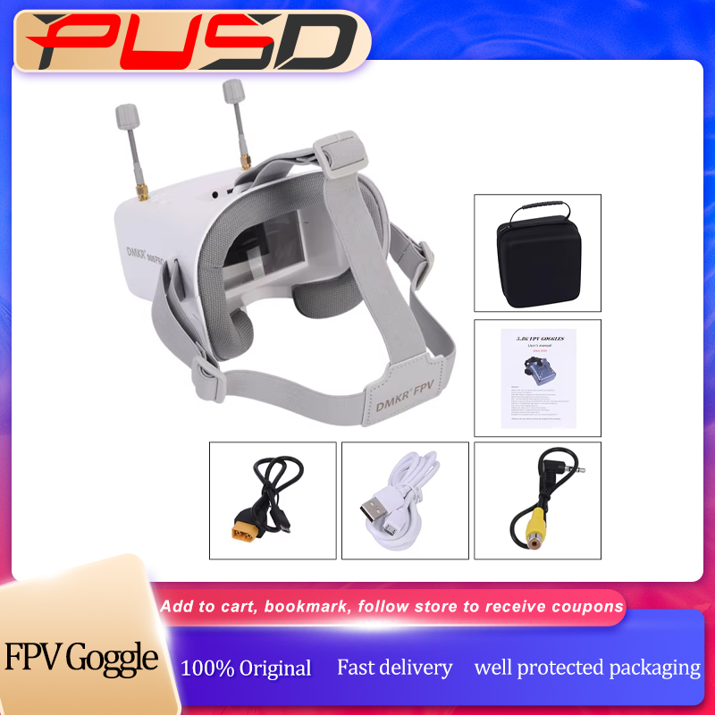 Occhiali FPV 008D PRO Bianchi  - Drone Racing Goggles recensione e prezzo