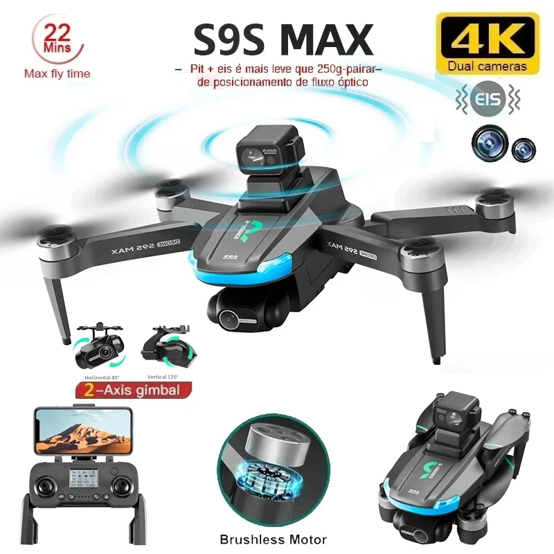 NUOVO S9S MAX MINI Drone 4K 2  - Drone Racing Camera recensione e prezzo