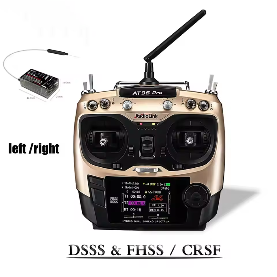 Radiolink AT9SPro 12CH 2.4G DS - Drone Racing Battery recensione e prezzo