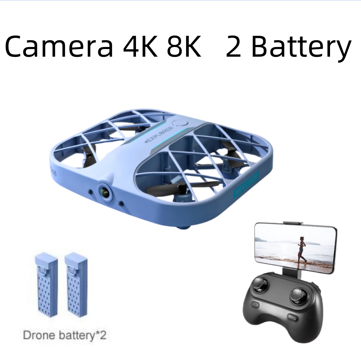 Drone RC JJRC H107 FPV con 2 B - Drone Racing Camera recensione e prezzo